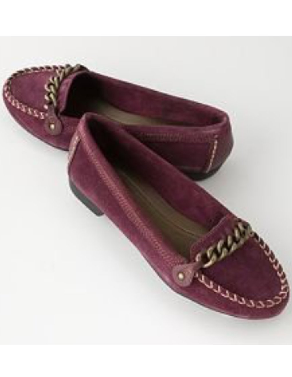 NEW Burgundy Flat Womens Shoes Sonoma Sz 8 Loafer Slip On