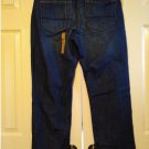 Mens Relaxed Fit 5 Pocket Jeans by Lands End Canvas Dark Wash 34 x 30 NEW