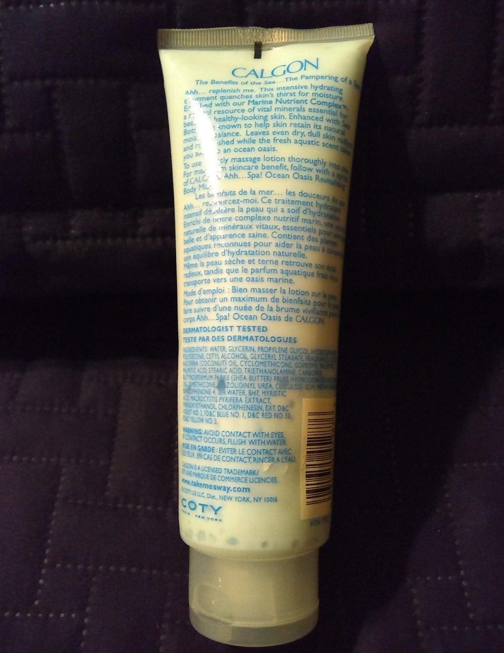 Lot of 2 NEW Calgon Ahh Spa Ocean Oasis Intense Hydrating Body Lotion 6