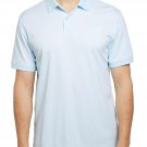 NEW Light Blue Premium Cotton Polo Shirt Mens Short Sleeve Sz Medium Members Mark