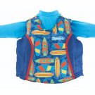NEW Puddle Jumpers Kids Deluxe Life Jacket Surfboard Blue, 35-55 Pounds