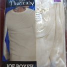 Mens Extra Large Natural Color Thermal Shirt Top or Tee Long Sleeve Joe Boxer NEW