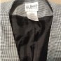 LIZ BAKER Womens 1 Button Collarless Lined Blazer LOT ~ 2 Sz 8 Black Plaid Brown