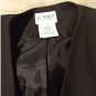 LIZ BAKER Womens 1 Button Collarless Lined Blazer LOT ~ 2 Sz 8 Black Plaid Brown