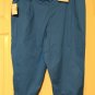 NEW Solid Blue Stretch Womens Plus 20W Belted Capris by White Stag NEW