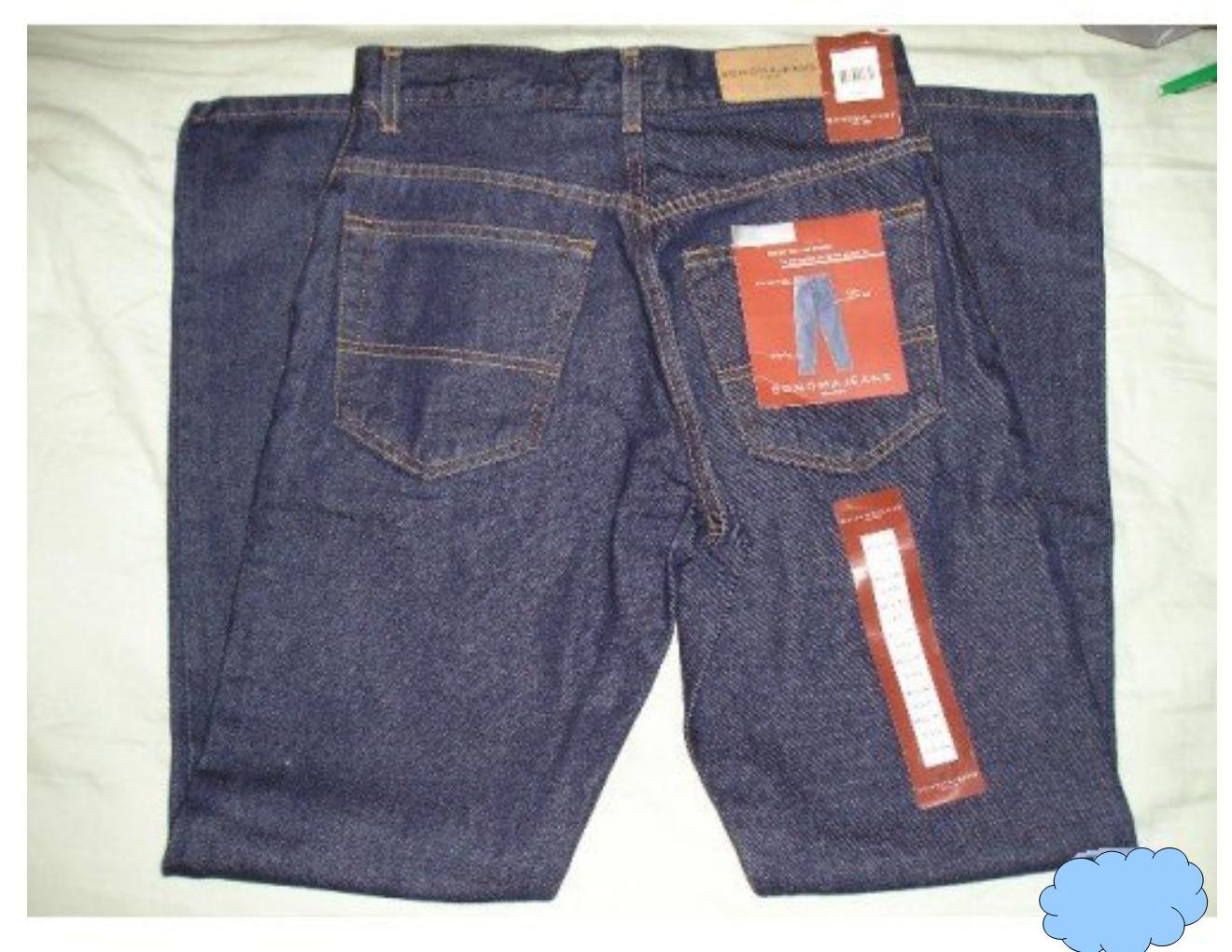 Sonoma Blue Jeans Mens Jeans Teens Boys Too 30 x 32 NEW