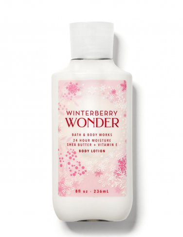 NEW Bath & Body Works WINTERBERRY WONDER Super Smooth