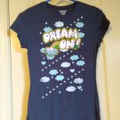 NEW Dream On Sleep Shirt by No Boundaries Juniors Small 3/5 Blue