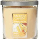 Yankee Candle Simply Home Vanilla Frosting Jar Candle 7 Oz - Burns up to 40 Hours NEW