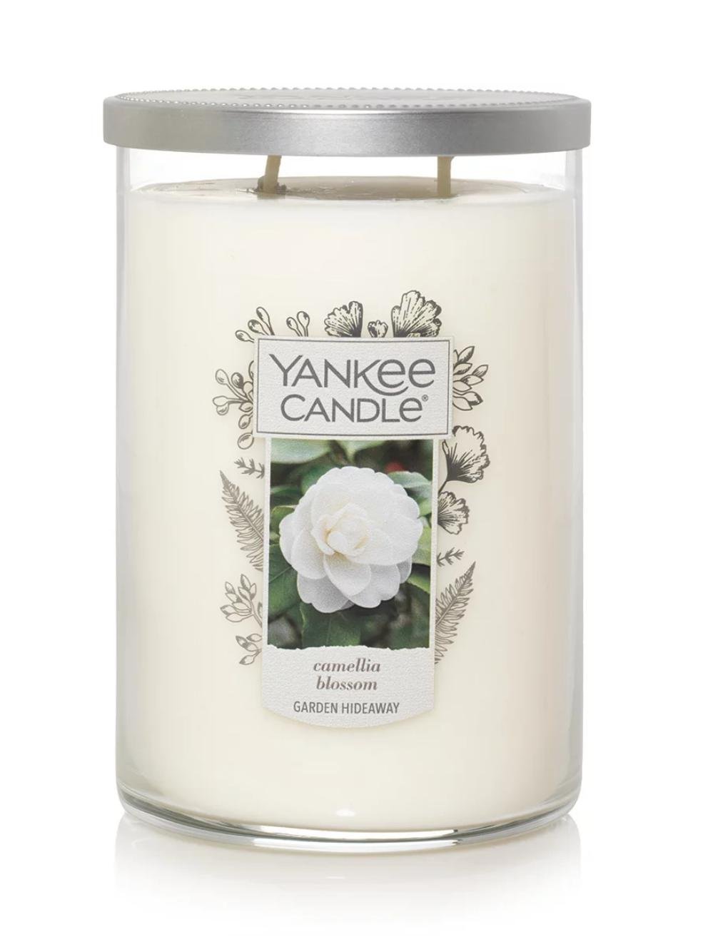 Yankee Candle Double Wick 2Wick Camellia Blossom Jar Candle 22 Oz