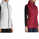 NEW Lot of 2 Down Puffer Vest Vests Red & White Big Chill Womens Medium or M