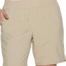 NEW Womens FILA Sport 5 Inch Bermuda Style Golf Shorts XS Extra Small Khaki Tan