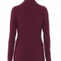 New Womens Croft & Barrow Mitered Turtleneck Sweater Gray Heather Small or S