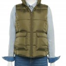 NEW Juniors Medium or M Puffer Vest by So Brand - Sage Green 25 Inch Length