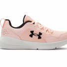 NEW Under Armour Essential Grade School Kids' Shoes - Pink Rose - Size 6 (8 Womens)