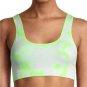 NEW No Boundaries Womens Seamless Double Scoop Bralette Girls, Teens Jrs. Size Small - Lime Tie-Dye