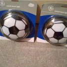 New in Package Lot of 2 GE Touch Lights - Soccer Ball Theme - Batteries Required