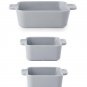 Corningware Modern Bakeware - 8 x 8 + 2 5 x 5 Gray Bakers Coquettes NEW Lot of 3
