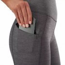 NEW Womens Members Mark Ladies Work It Out Legging XS in Gray Pockets