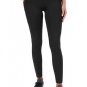 NEW Womens Members Mark Ladies Work It Out Legging S in Black Pockets
