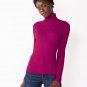 New Womens Nine West Turtleneck Sweater Cabernet Wine Petite Small or PS