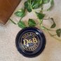 Original Dave & Busters Ashtray Large Cigar Ceramic Cobalt Blue Gold Trim 6"
