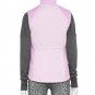 NEW TEK GEAR Womens Small Lavender Mixed Media Quilted Front Zip Vest Pockets