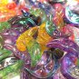 Crescent Moon AB Finish Rainbow Beads Acrylic Assorted Colors 50 Pc. Pack