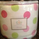 NEW Cocalo Audrey Pink Stripe and Multi Dot Reversible Bumper for girls