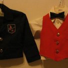 Happy Fella 3 piece Suit for toddler size 18 mths-2 toddler Look Brand New