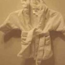 Baby Boy Bath Robe Size 3 months White/Blue