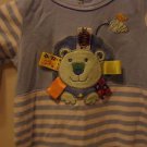 Taggies Blue/White Sleeper Size 6-9 months