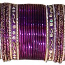 Metallic Bangles - Indigo