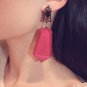 E001093 Earrings (Red)