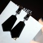 E001093 Earrings (Black)