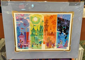 Disneyland Seasons of Magic print by Mike Peraza NEW!