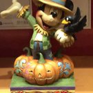 Disney Enesco Jim Shore Mickey Harvest Scarecrow Figurine Brand New 4039066