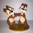 Disney Parks Exclusive Chip and Dale Flocked Resin Figurine NIB