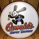 Disney Parks OSWALD THE LUCKY RABBIT "SUPER SERVICE" Sign BRAND NEW!
