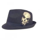 Disney Parks Haunted Mansion Hatbox Ghost Fedora Hat NEW