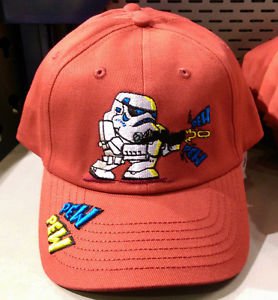 Disney Parks Star Wars Storm Trooper Adjustable Youth Strapback Hat Cap NEW