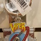 Six Flags Magic Mountain Exclusive Viper Metal Keyring Keychain New