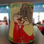 Six Flags Magic Mountain Looney Tunes Multi Character Gold Stripe Metallic Mug