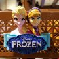Disney Parks 3D Sculpted Anna & Elsa FROZEN Magnet New