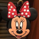 Disney Parks Minnie Mouse Large Face Luggage Tag New