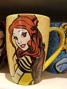 Disney Parks Beauty and the Beast Belle Ceramic Cup Mug New