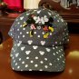 Disney Parks Mickey Mouse and Minnie Mouse Love Kiss Strapback Hat Cap NEW