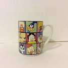Six Flags Magic Mountain Looney Tunes Multi Character Faces Ceramic Mug