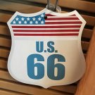 Disney Parks DCA Mickey Mouse Route US 66 Sign Brand New