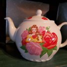 Disney Parks Beauty & The Beast Princess Belle w/ Flowers Ceramic Tea Pot
